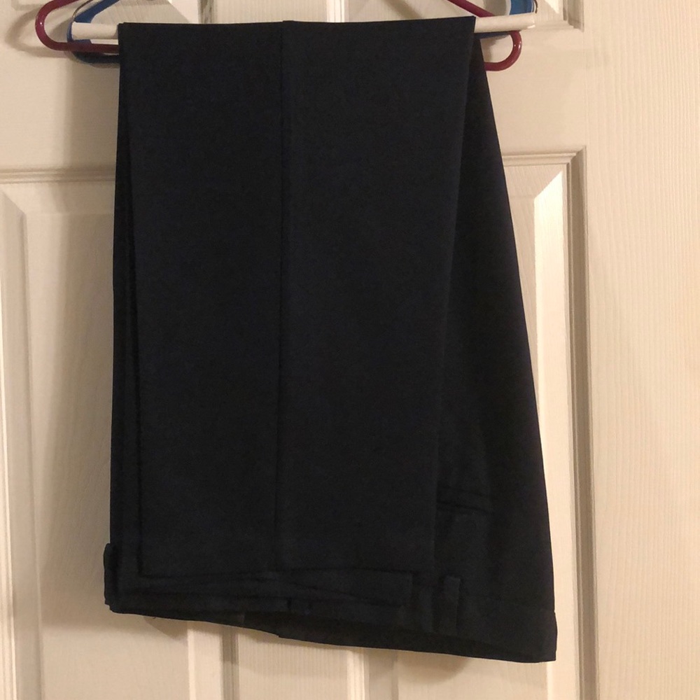 Men’s 38x29 Navy Flat Front Dress Pants